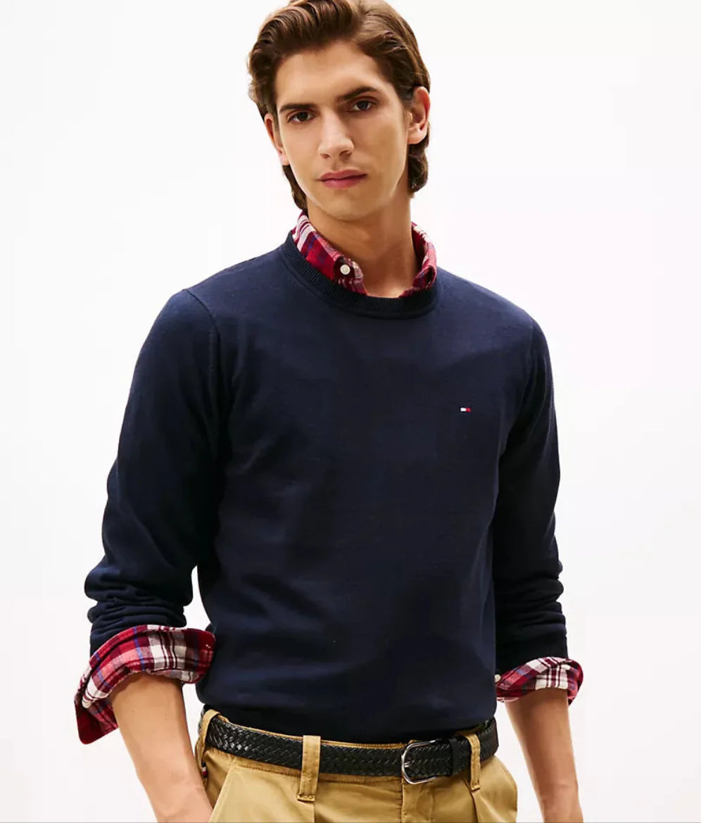 Tomy Hilfiger Classic Logo Sweatshirt - Navy