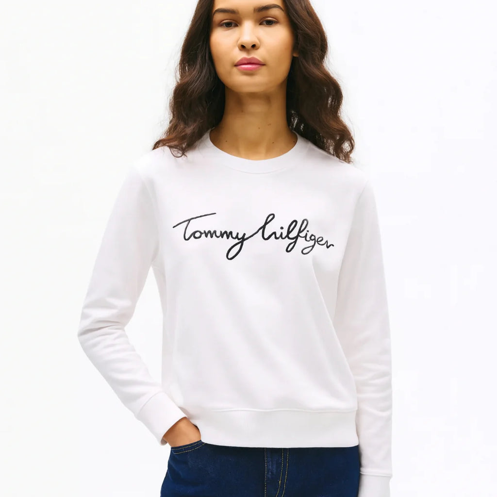 Tomy Signature Women's Sweatshirt - White