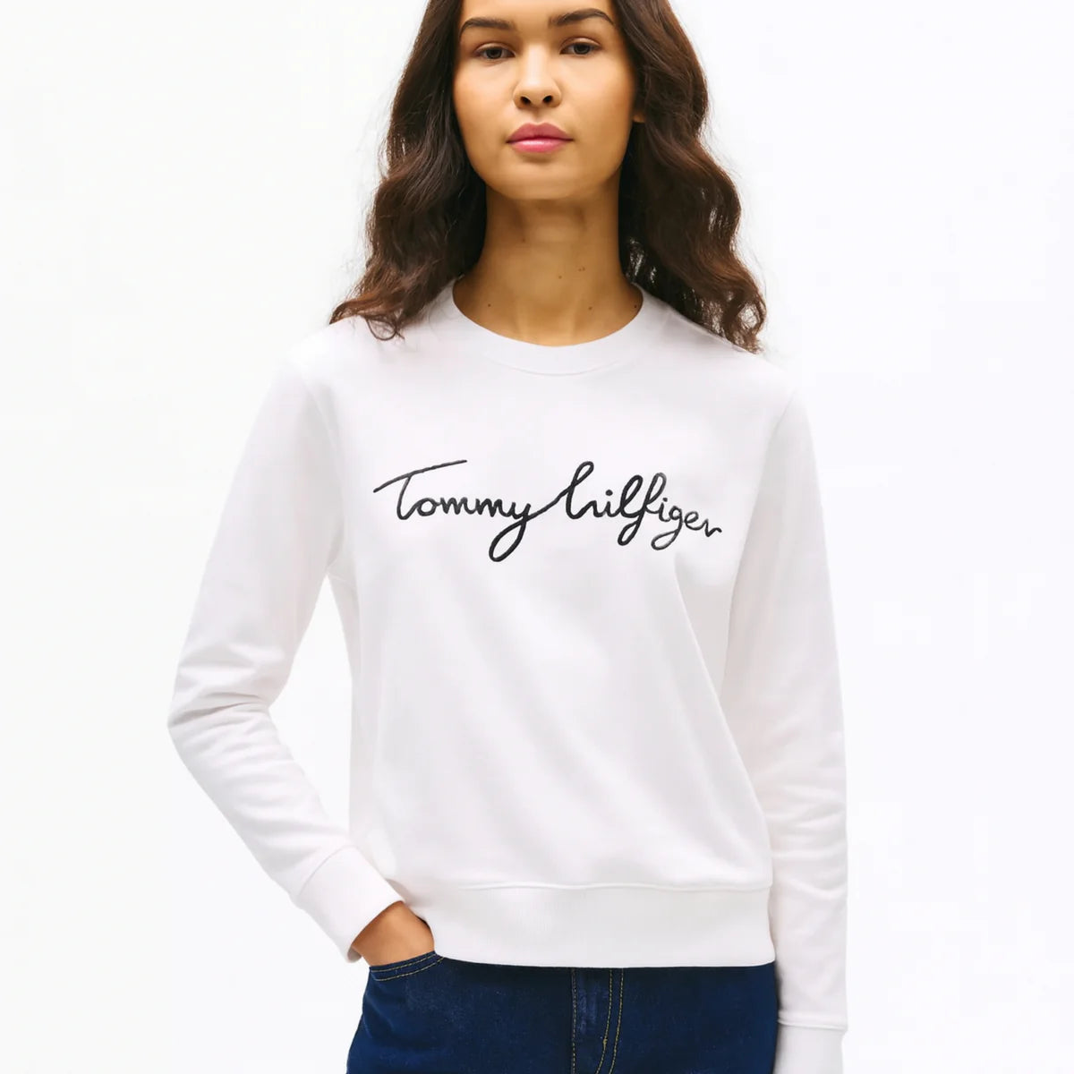 Tomy Signature Women's Sweatshirt - White