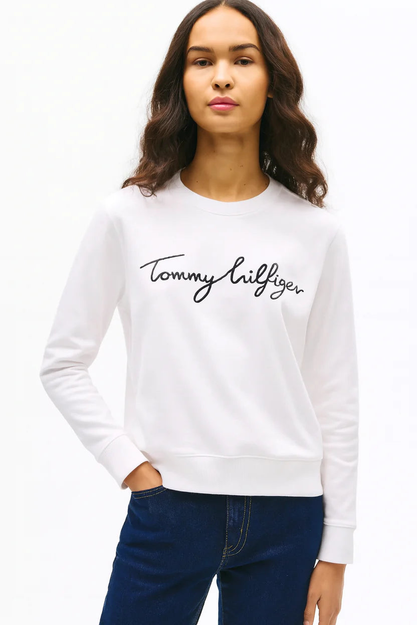 Tomy Signature Women's Sweatshirt - White
