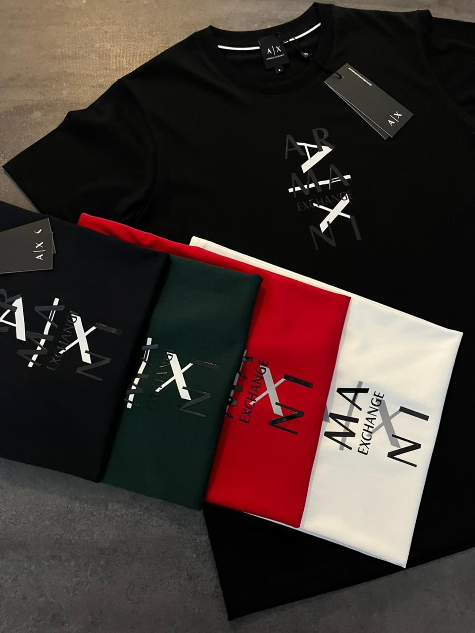 Armani Exchange Logo Tees - Deals