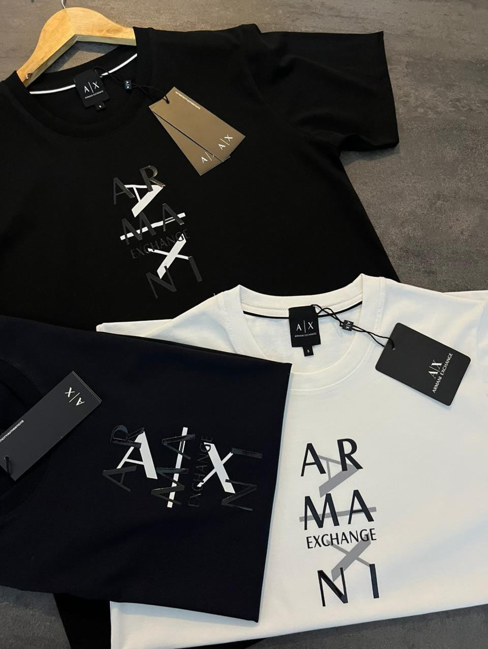 Armani Exchange Logo Tees - Deals