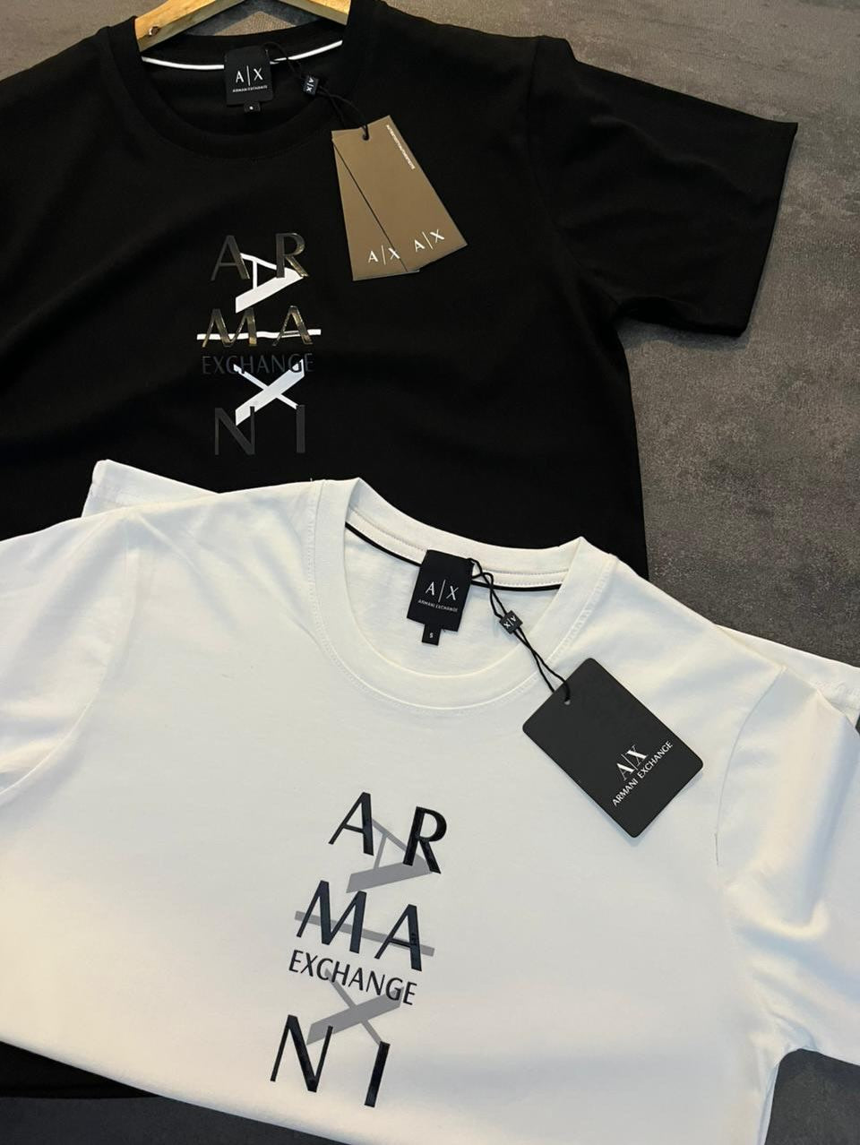 Armani Exchange Logo Tees - Deals