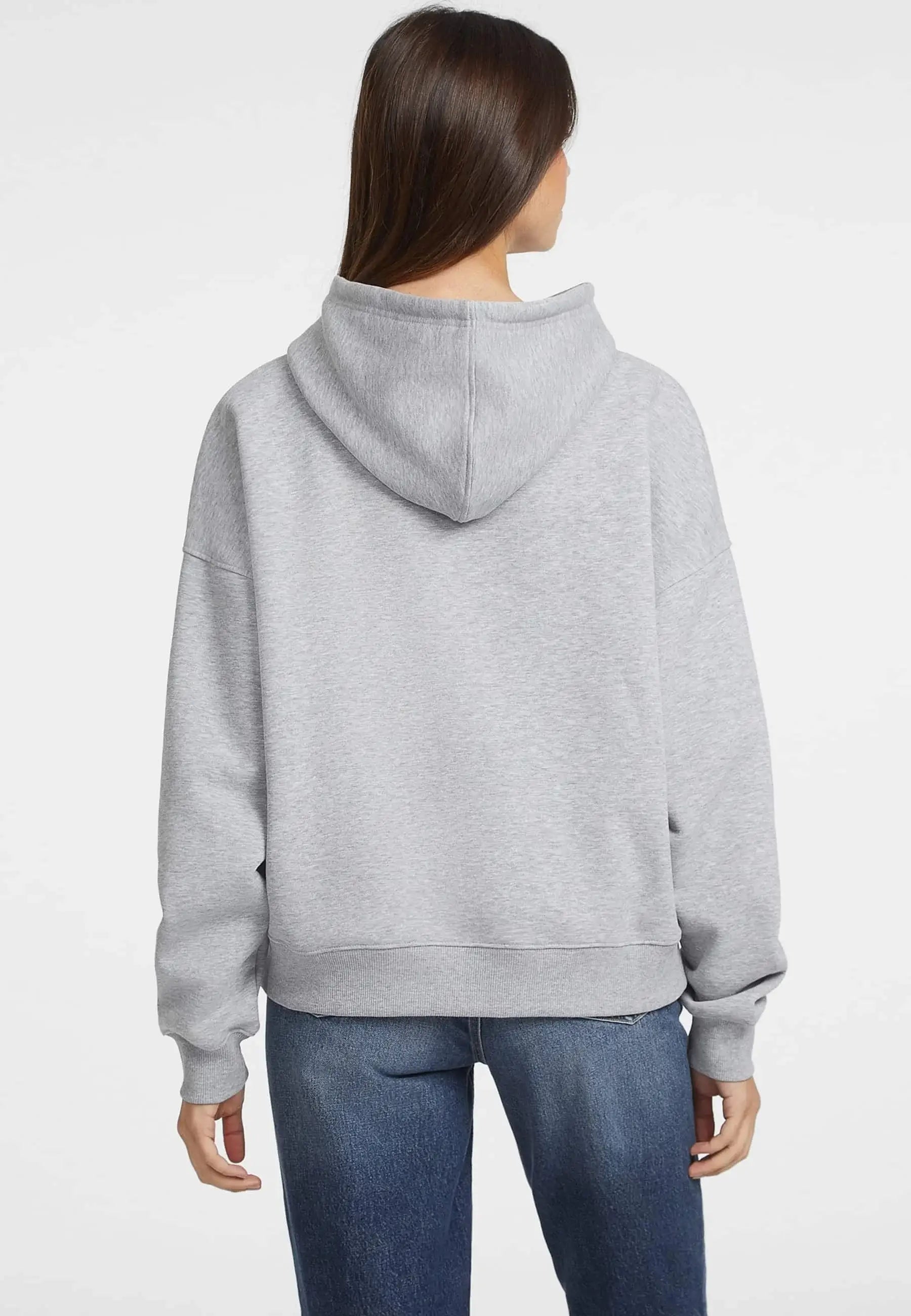 Guess jeans grey hooded sweatshirt