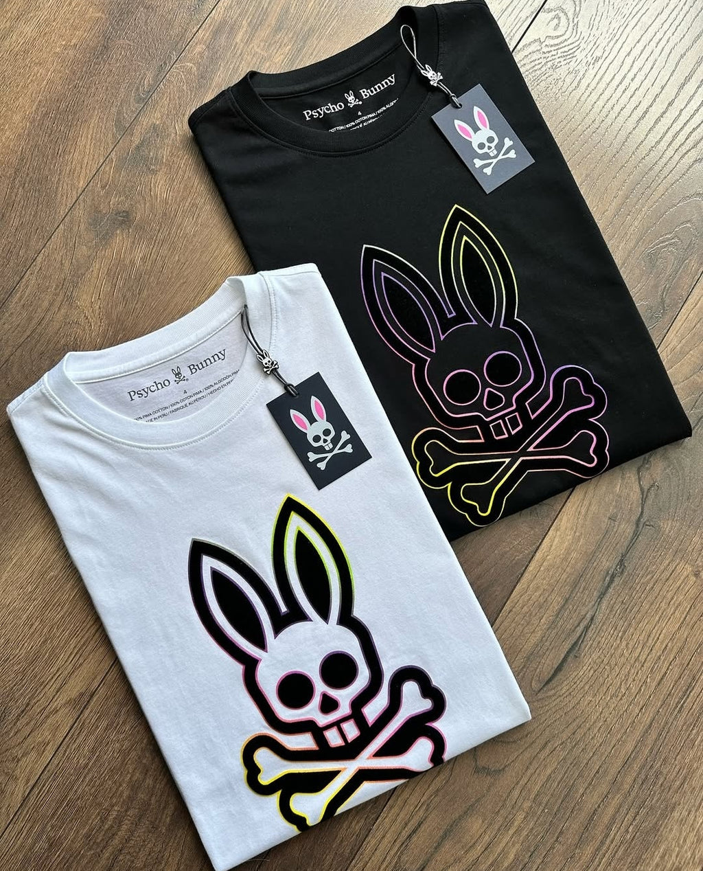 Physco Bunny Skull Graphic Tee Pack of 2