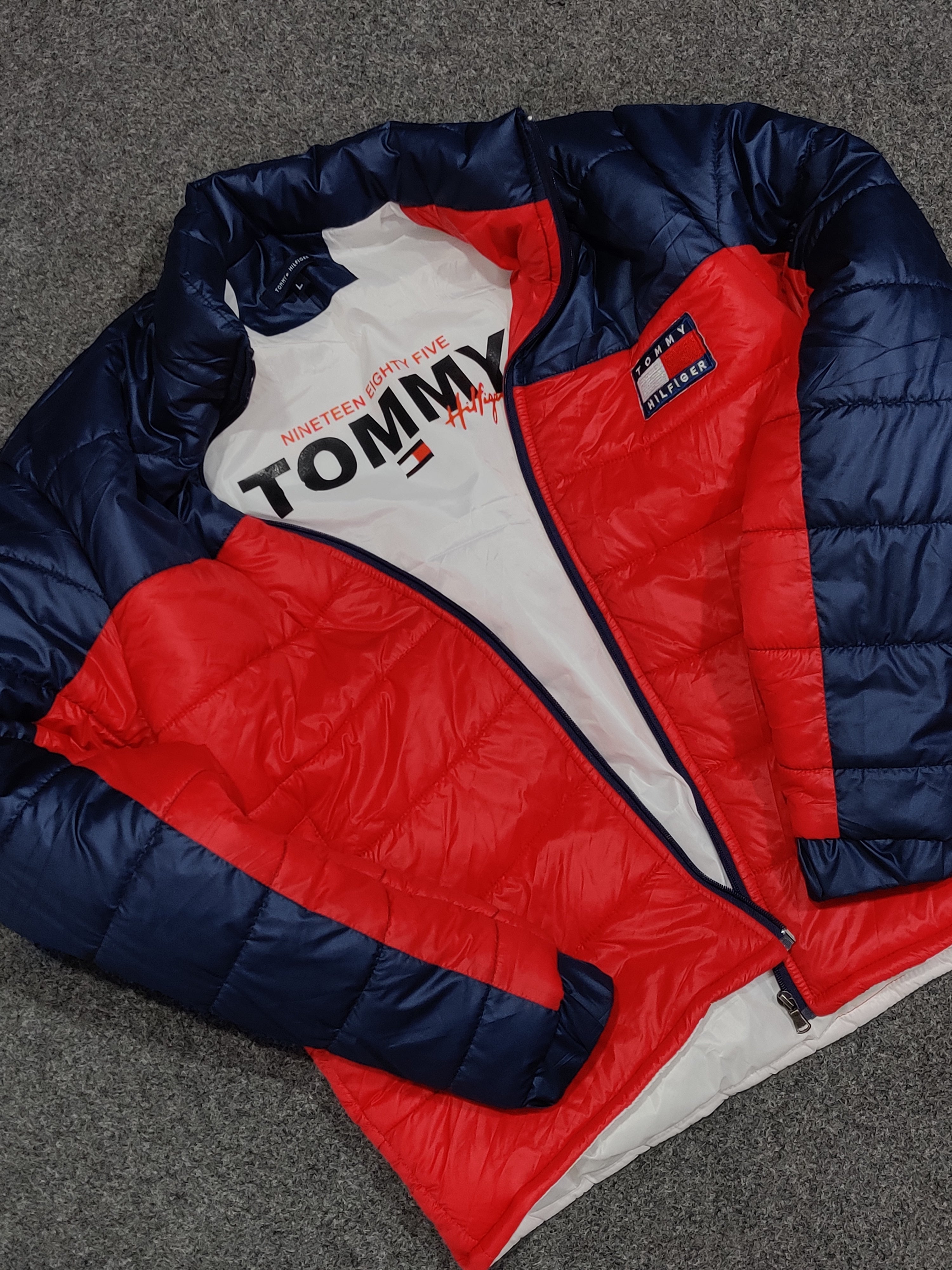 TH Colorblock Jacket - Red/Blue
