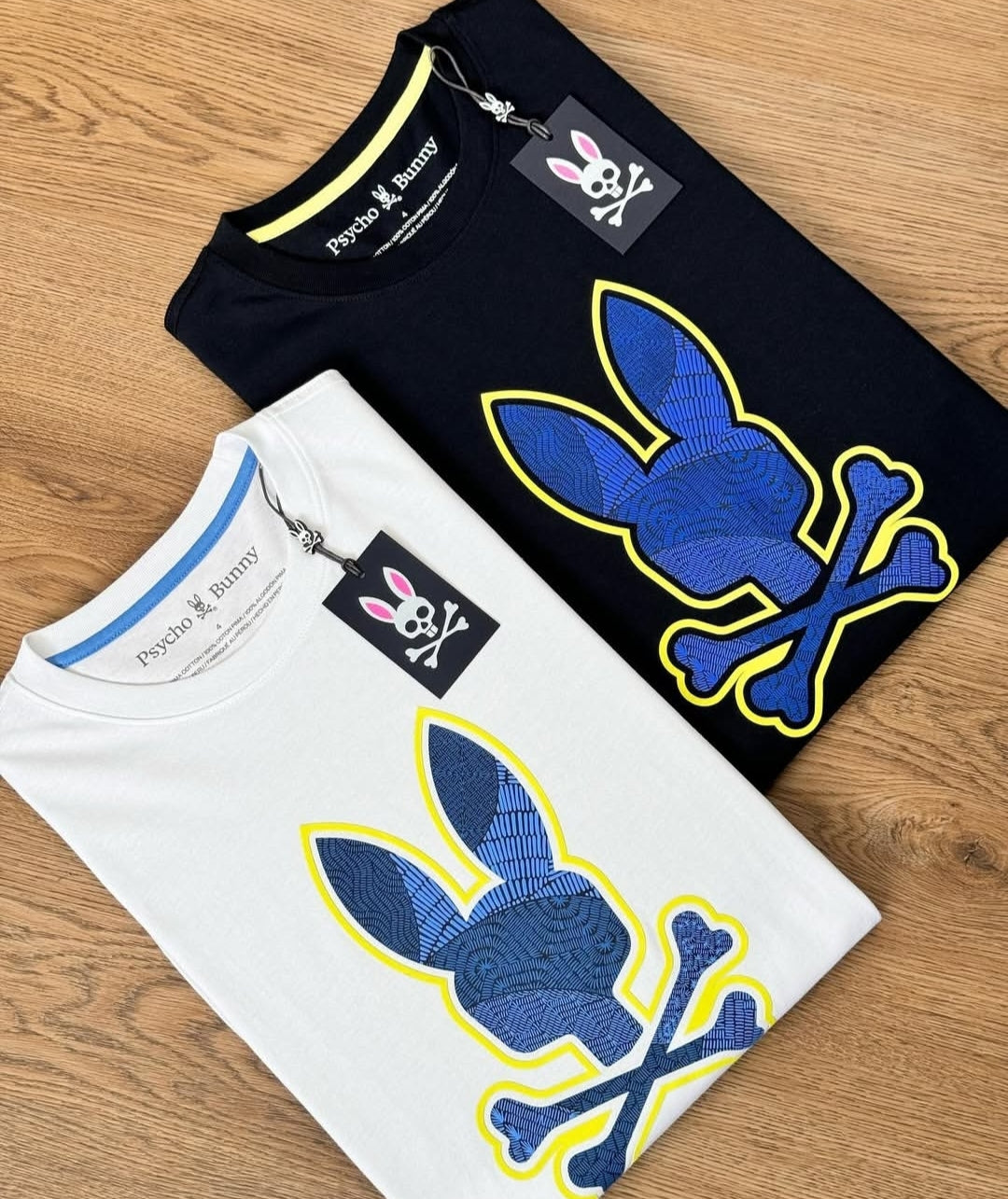 Physco Bunny Skull Graphic Tee Pack of 2