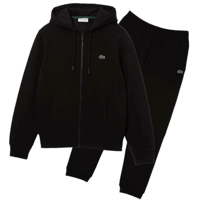 Lacoste Tracksuit Zipper Hoodie with Sweatpant - Black